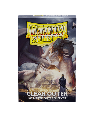 Dragon Shield Sleeves: Matte Outer Sleeves( Clear)