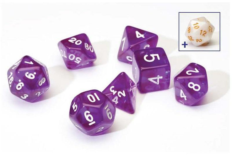 Translusant Purple w White Poly