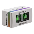 Ultra Pro: Vivid Heavy Metal Dice: Green (2)