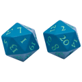 Ultra Pro: Vivid Heavy Metal Dice: Black (2)