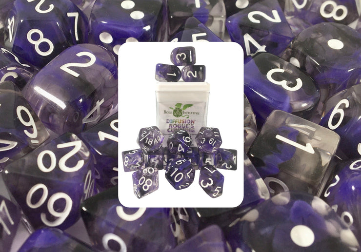 Role 4 Initiative Diffusion Rogues Cunning Polyhedral 15 Dice Set