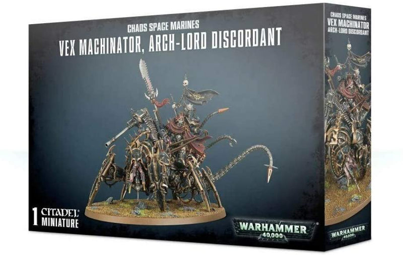 Warhammer 40,000 Chaos Space Marine Vex Machinator, Arch-Lord Discordant