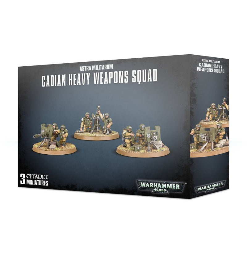 Warhammer 40,000 Astra Militarum Cadian Heavy Weapon Squad