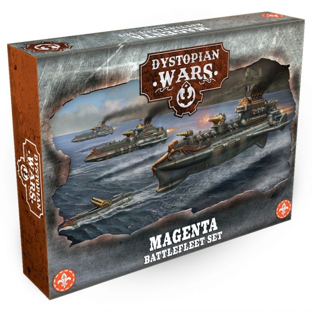 Dystopian Wars Alliance Magenta Battlefleet