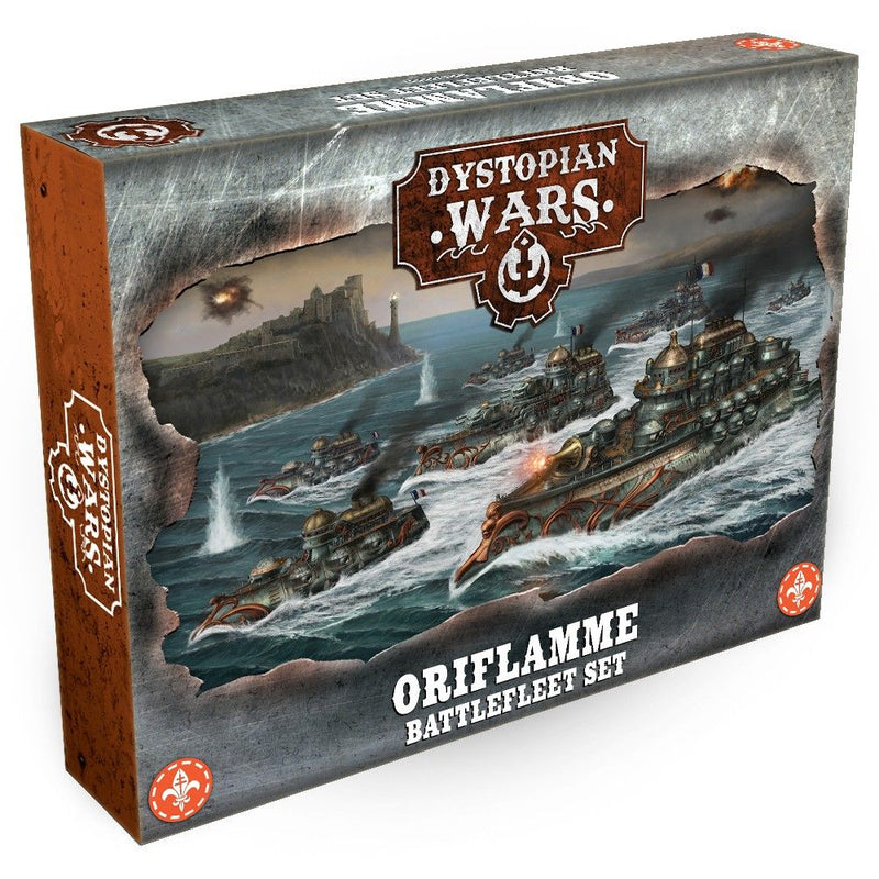 Dystopian Wars Oriflamme Battle Fleet Set
