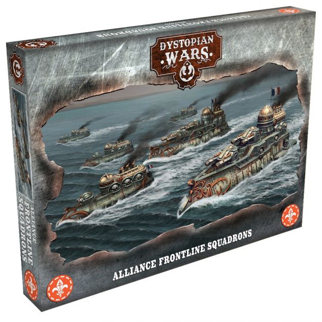 Dystopian Wars Alliance Frontline Squadrons
