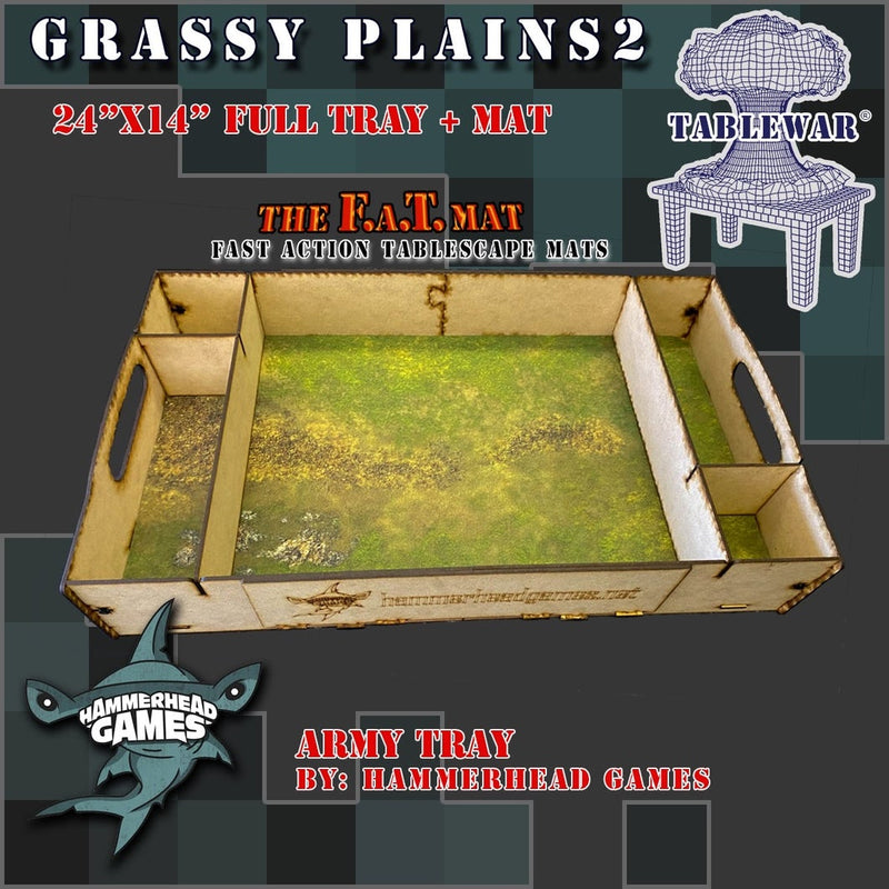 FAT Mat Full Army Tray 24X14 Grassy Plains 2