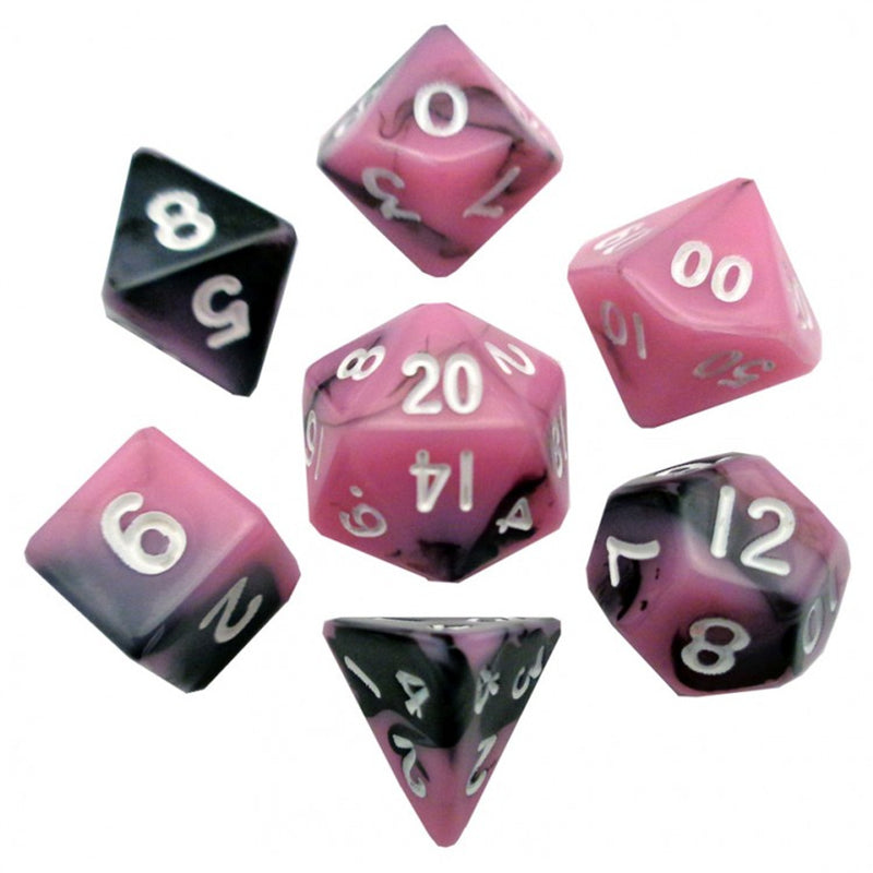 Poly Mini Pink Black w/White