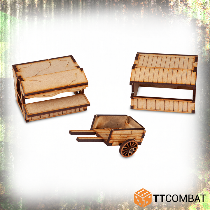 Tabletop Scenics Market Stalls