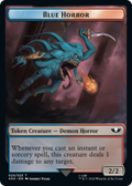 Spawn // Blue Horror Double-Sided Token [Warhammer 40,000 Tokens]