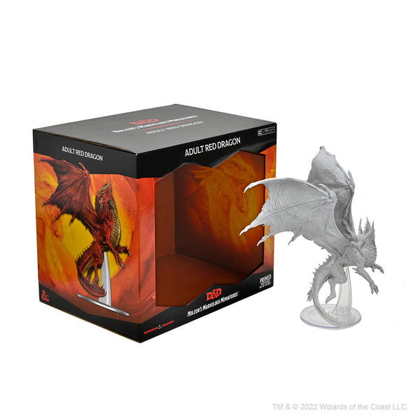 Dungeons & Dragons: Nolzur's Marvelous Unpainted Adult Red Dragon