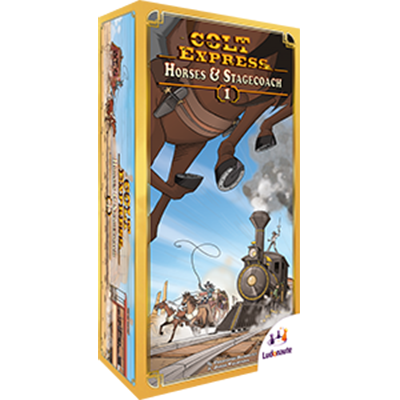 Colt Express Horses & Stagecoach