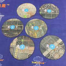 Table War FAT Mat Objective Markers Ships Interior
