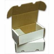 BCW White Card Board Box 550 Cnt