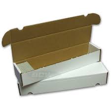 BCW White Card Board Box 930 Cnt