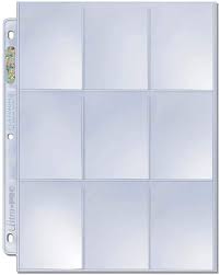 Ultra Pro 18 Pocket Page Protectors Platinum