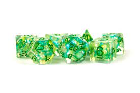 Metallic Dice Games: Poly Pearl Sea Foam16mm