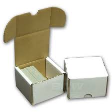 BCW White Card Board Box 200 Cnt