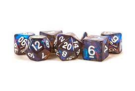 Metallic Dice Games Stardust Galaxy Poly 16mm