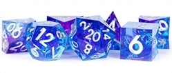 MDG: Poly Set Sharp edged Resin Dice set: Oceanic Flare