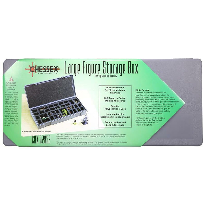 Chessex Large Figure Storage Box (40Figures)