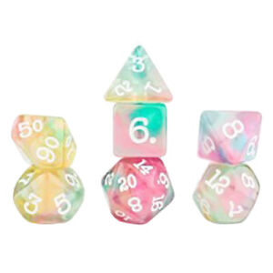 Sirius Sherbet Polyhedral Dice Set